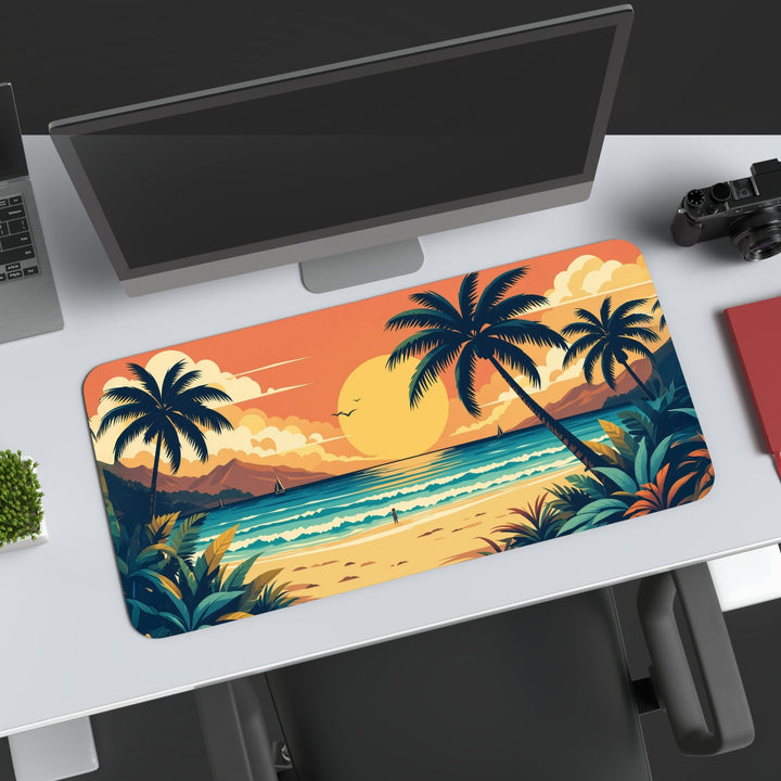 Serene Sunset Gaming Desk Mat