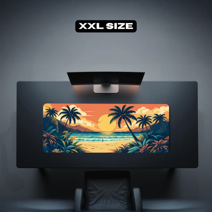 Serene Sunset Gaming Desk Mat