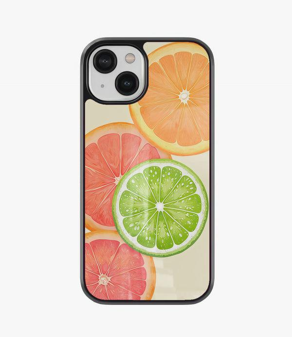 Fruit Slices Glass Phone Case