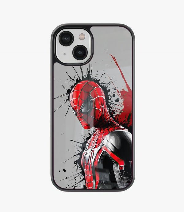 Spidey Splash Glass Phone Case