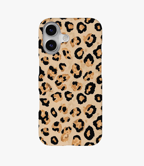 Leopard Pattern Hard Matte Phone Case