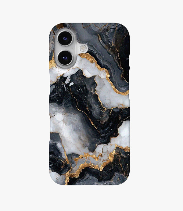 Gray Marble Hard Matte Phone Case