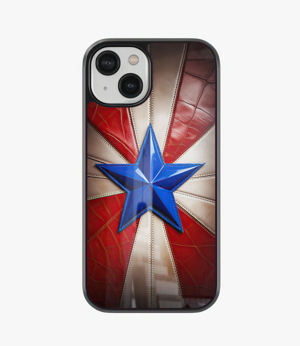 Leather Liberty Glass Phone Case