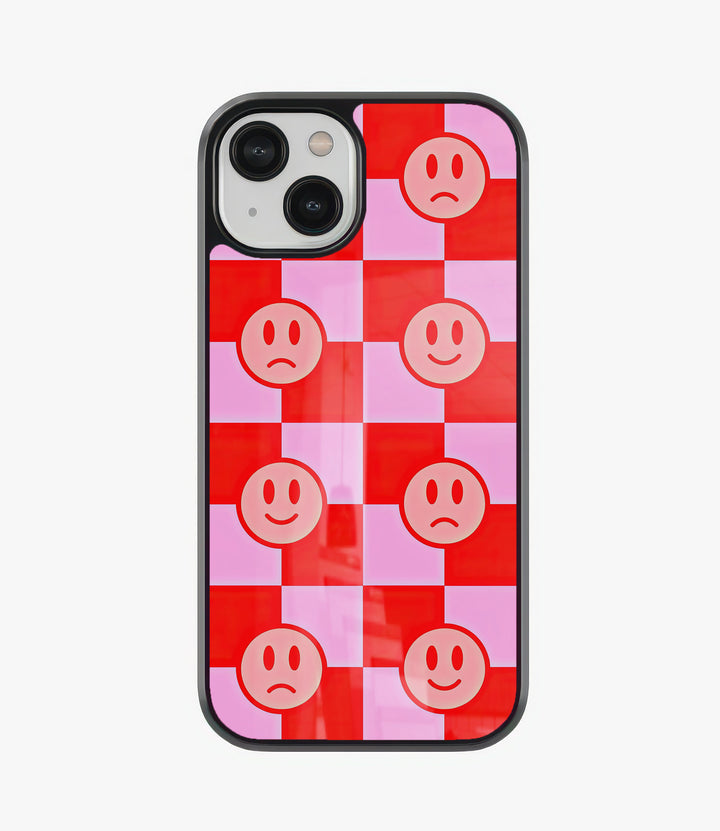 Happy or Sad Glass Phone Case