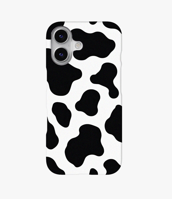 Cow Pattern Hard Matte Phone Case