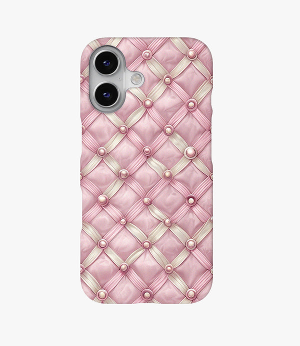 Ribbon Puffed Hard Matte Phone Case