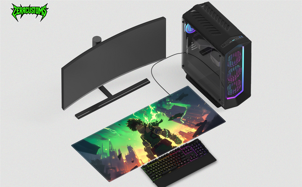 MHA Izuku City Battle Desk Mat