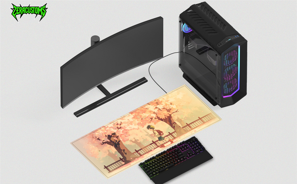 MHA Izuku Sakura Stroll Desk Mat