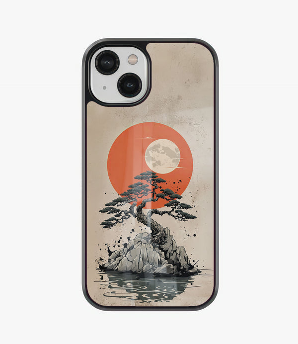 sunscript glass phone case