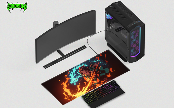 Tanjiro Burning Spirit Desk Mat